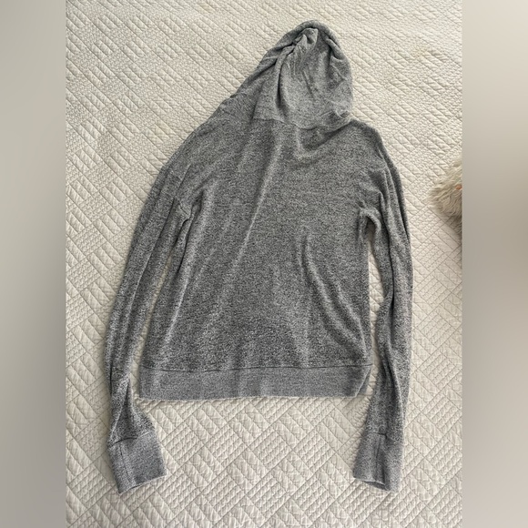 Make + Model Gray Hooded Sweater - Picture 2 of 3